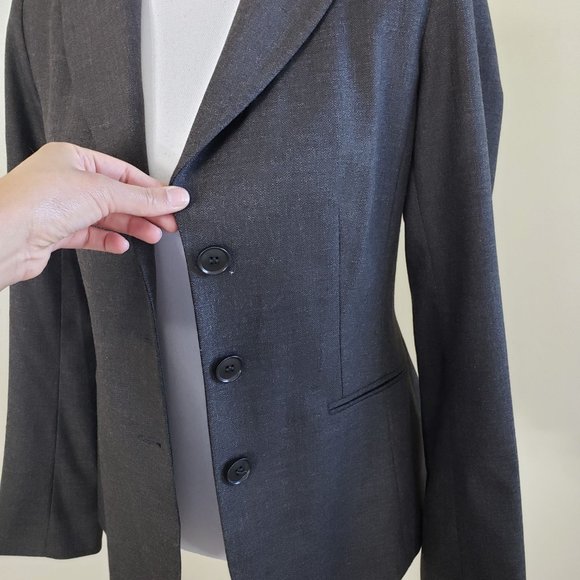 Teenflo Three Button Single-Breasted Blaze Gray Size 4 - Picture 2 of 9